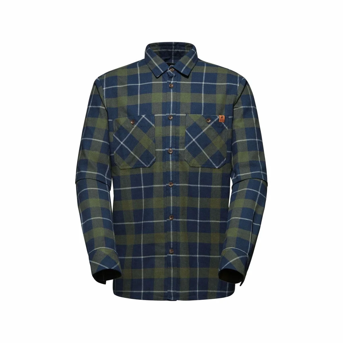 Mammut Alvra Koszulka z długim rękawem Mężczyźni marine-dark marsh XL