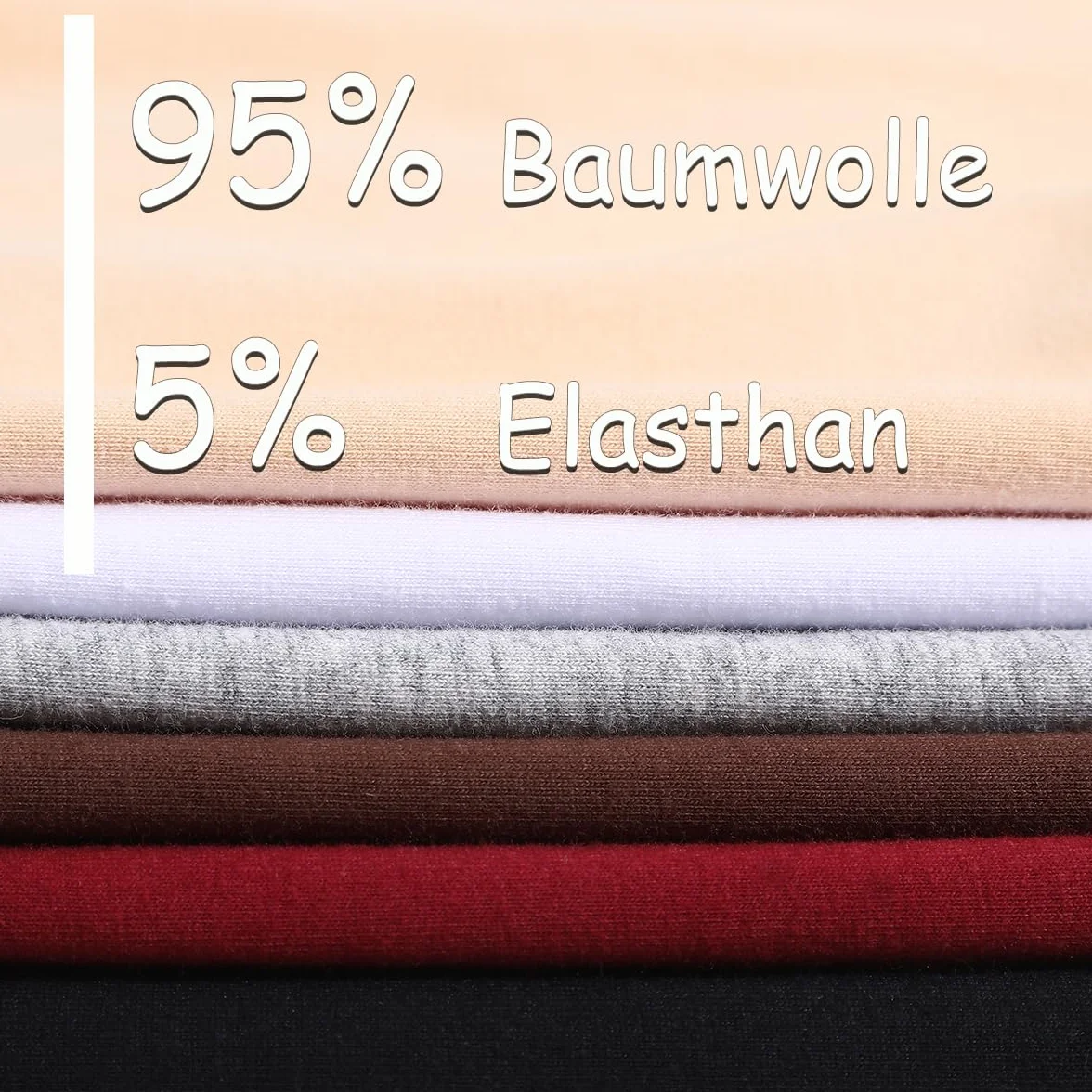 ALL OF SHE Damskie bokserki z miękkiej bawełny - oddychające damskie majtki bawełniane, elastyczne, wygodne do codziennego użytku, 6 sztuk, rozmiary S-XXL, Opakowanie A-6, M