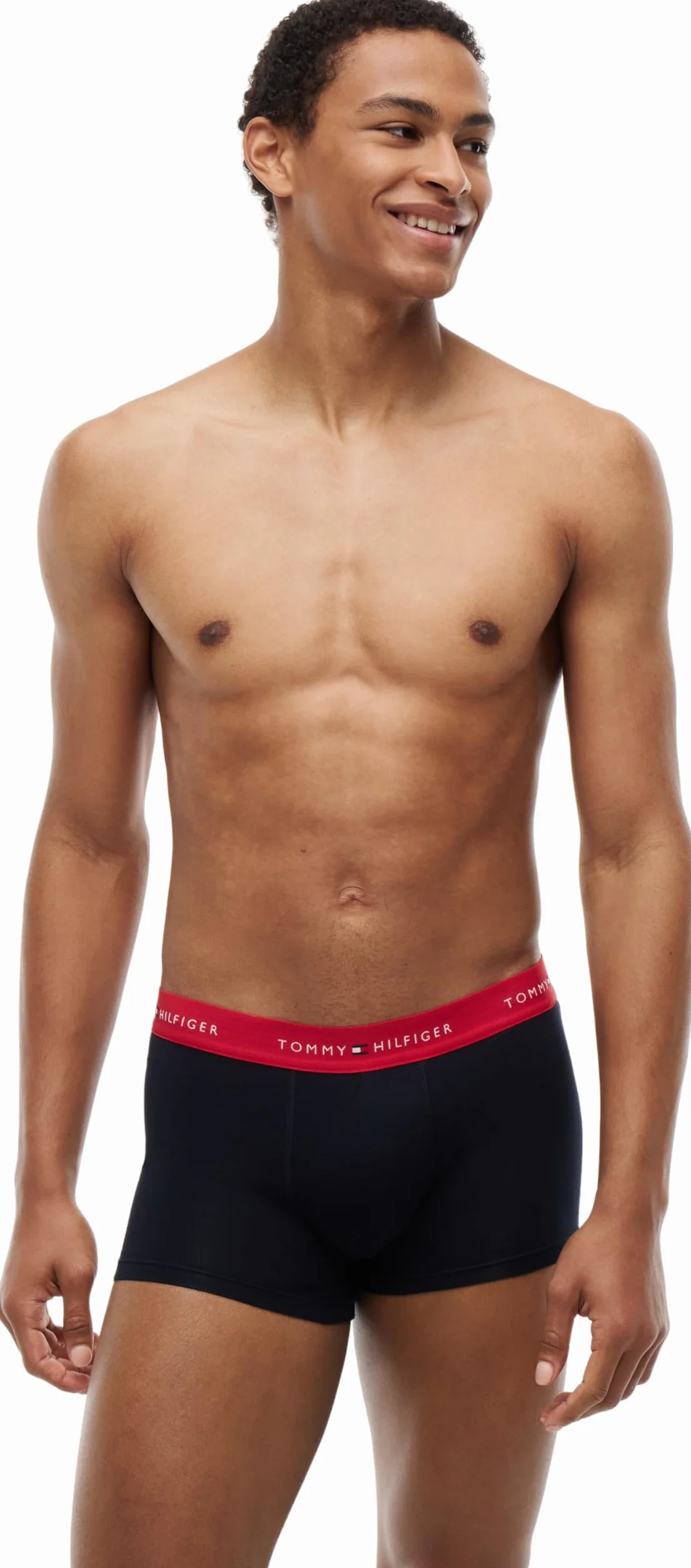 Tommy Hilfiger Męskie bokserki 3P Wb UM0UM02763, biały, L, Biały (Primary Red/White/Desert Sky), L
