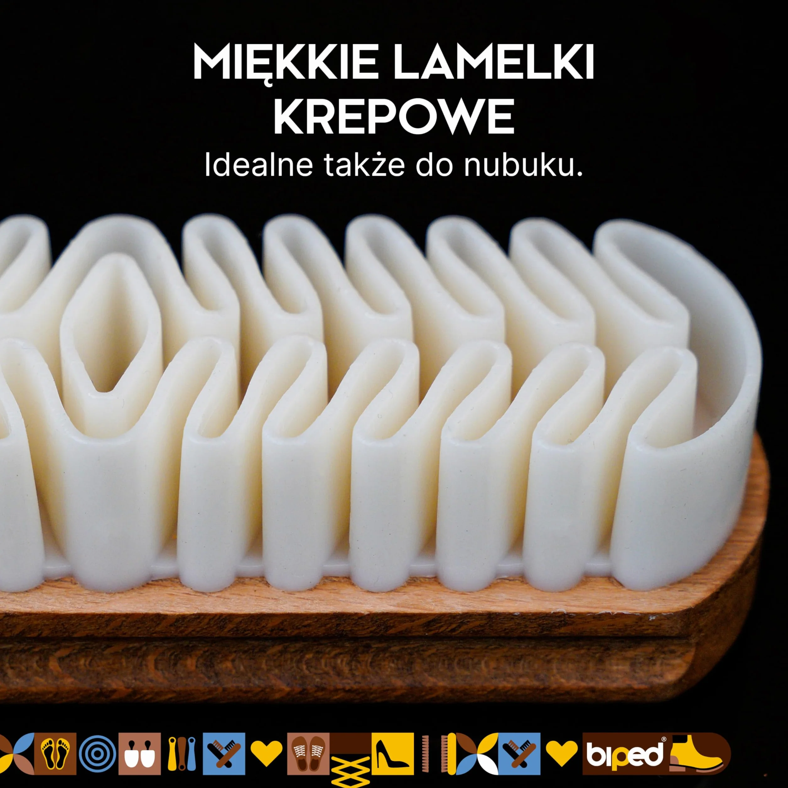 biped Szczotka do skóry nubukowej i zamszowej, drewniana szczotka z krepy, edycja klasyczna z2445, Brązowy, 12.5 x 4.0 cm