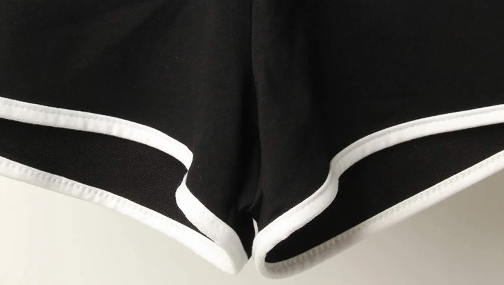 Damskie spodenki na co dzień z delfinem z elastycznym ściągaczem do letniej odzieży rekreacyjnej i sportowej | Lekkie i oddychające sportowe spodenki do biegania