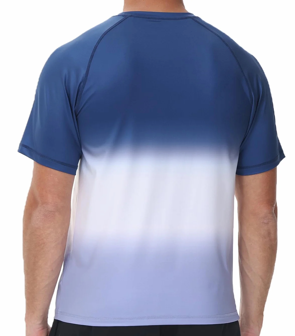 Huayuzh Koszulka męska UV Rashguard, koszulka do pływania, UPF 50+, szybkoschnąca, lekka, oddychająca, do surfowania, wędrówek