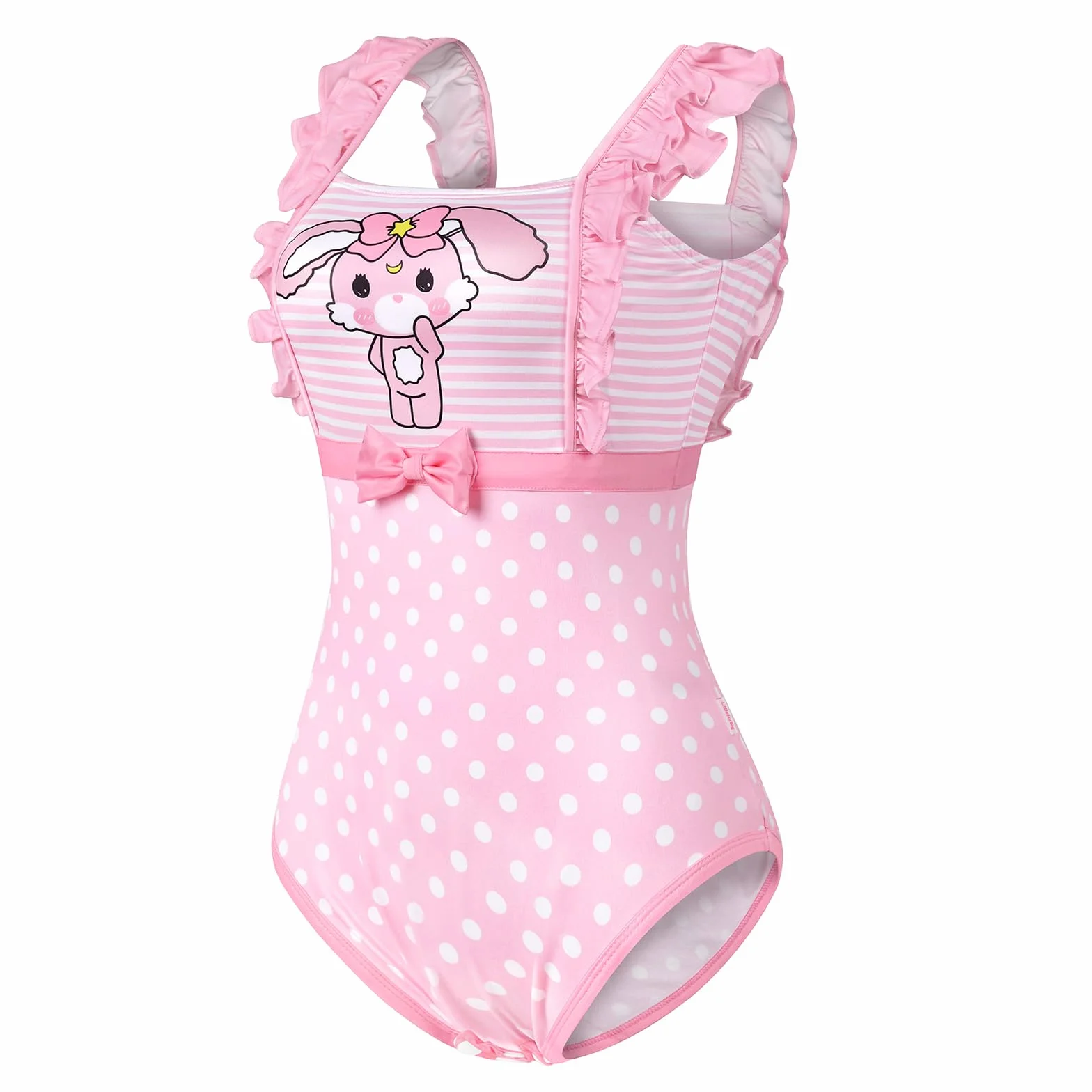 LittleForBig Śpioszki Onesie jedwabiste, marszczone paski, piżama, body - Usagi Camisole Onesie