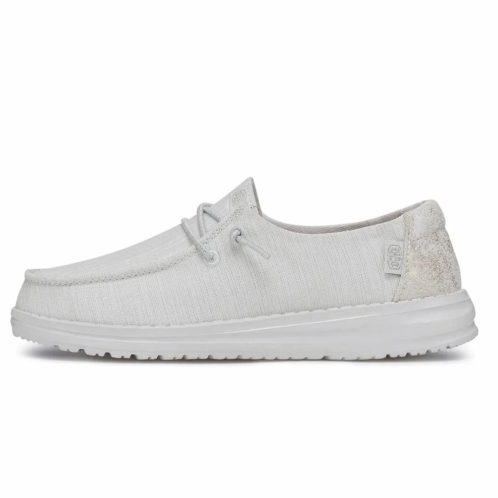 Hey Dude Wendy Youth Glitter Moccasin, Cloud Dust, 33 EU, Cloud Dust, 33 EU