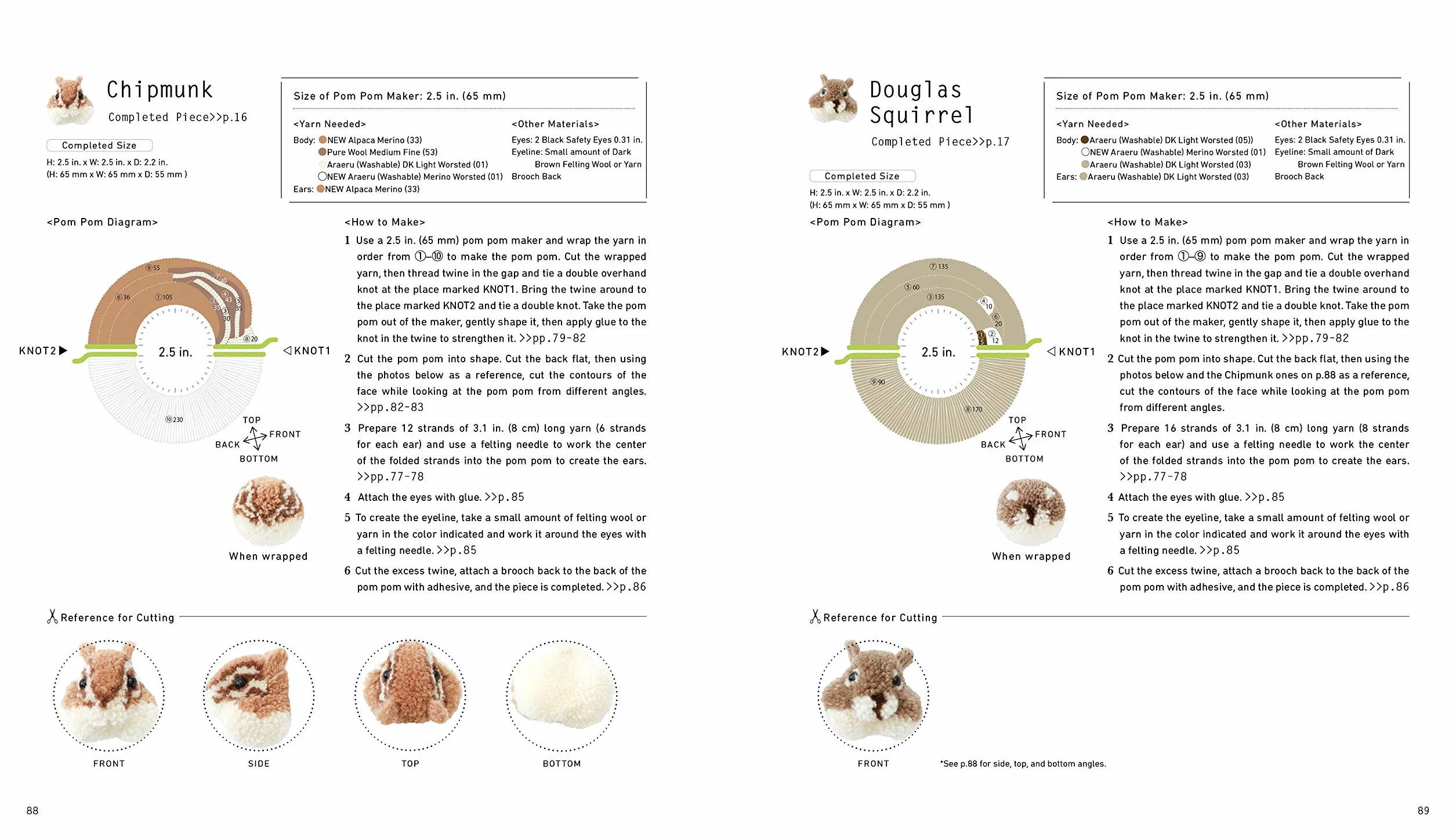 POM POM Animals: 45 Easy and Adorable Projects Made from Wool