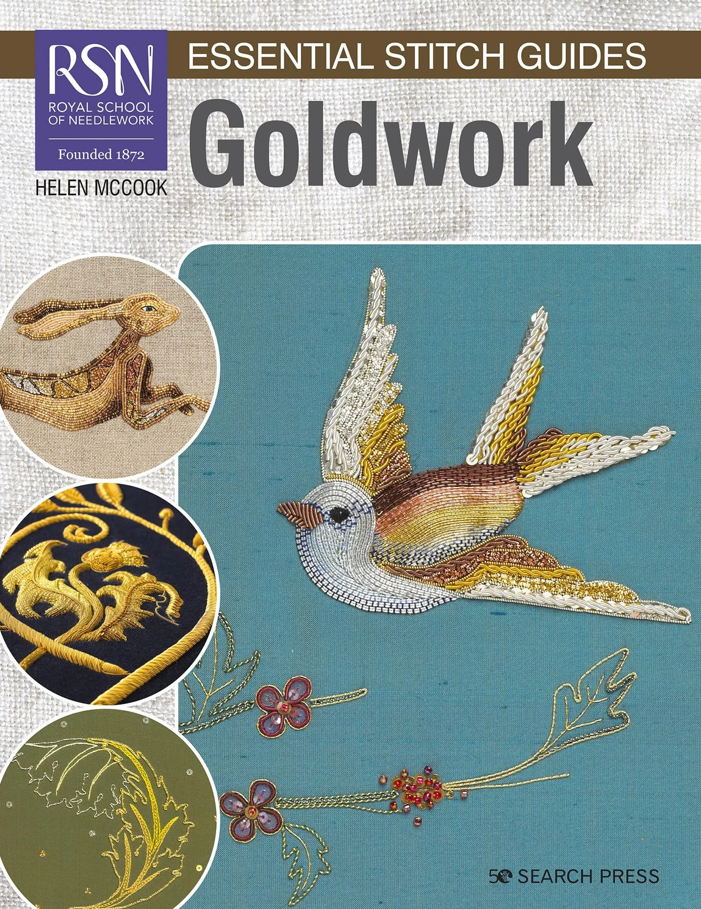 Rsn Essential Stitch Guides: Goldwork - Large Format Edition