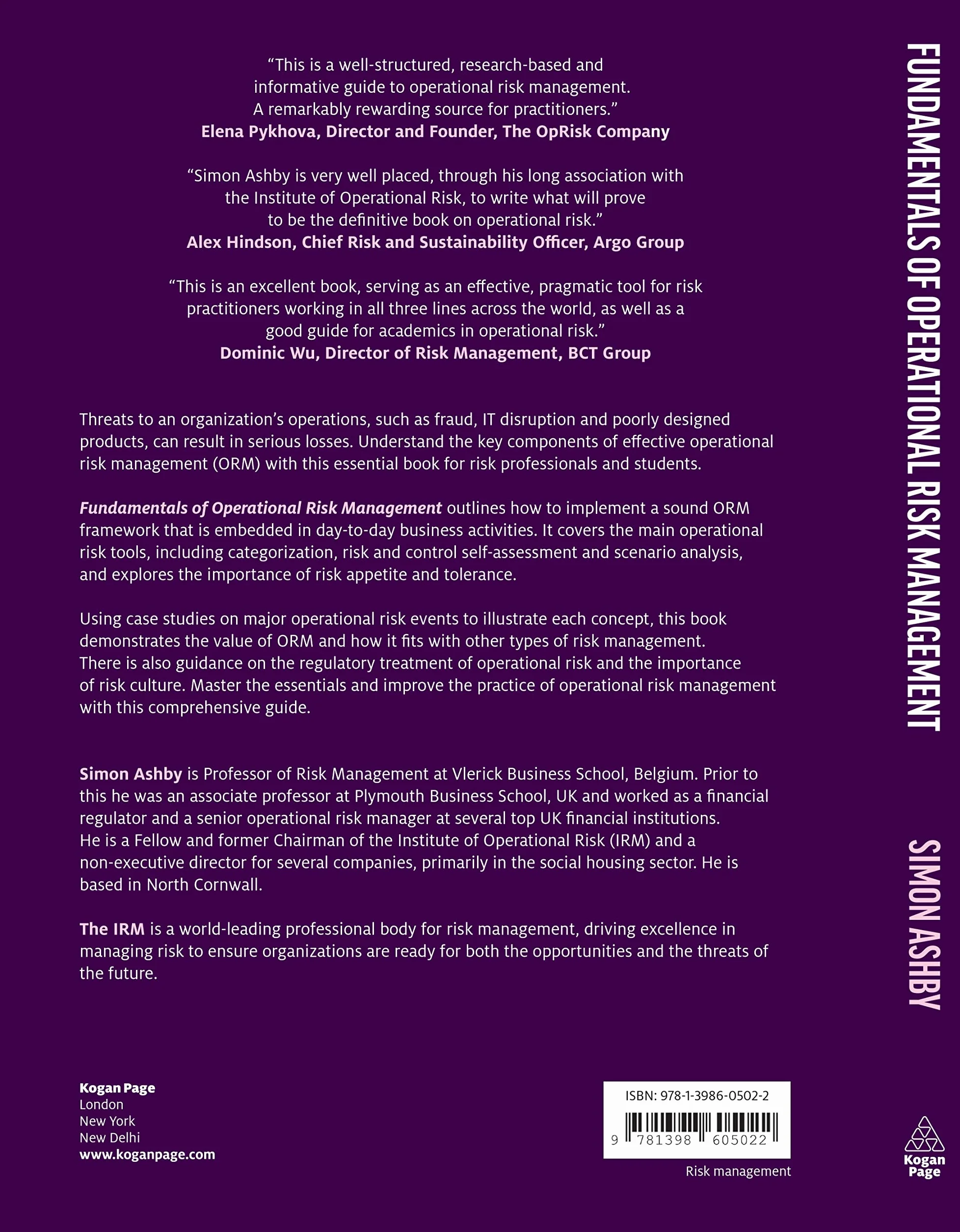 Fundamentals of Operational Risk Management: Understanding and Implementing Effective Tools, Policies and Frameworks