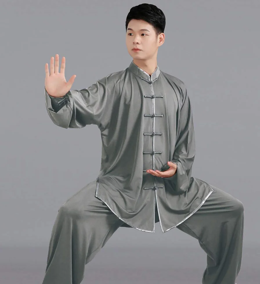 Damski mundur Tai Chi chiński tradycyjny strój Tai Chi odzież do sztuk walki z długim rękawem poranne ćwiczenia odzież kung fu