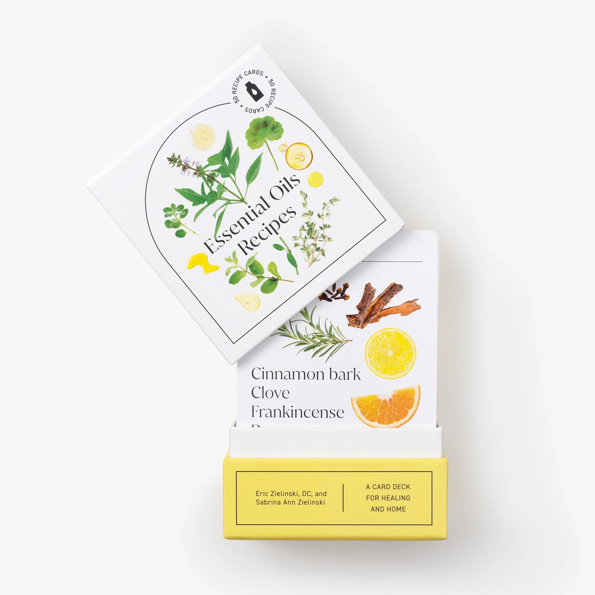 Essential Oils Recipes: A 52-Card Deck for Healing and Home: 50 Recipes
