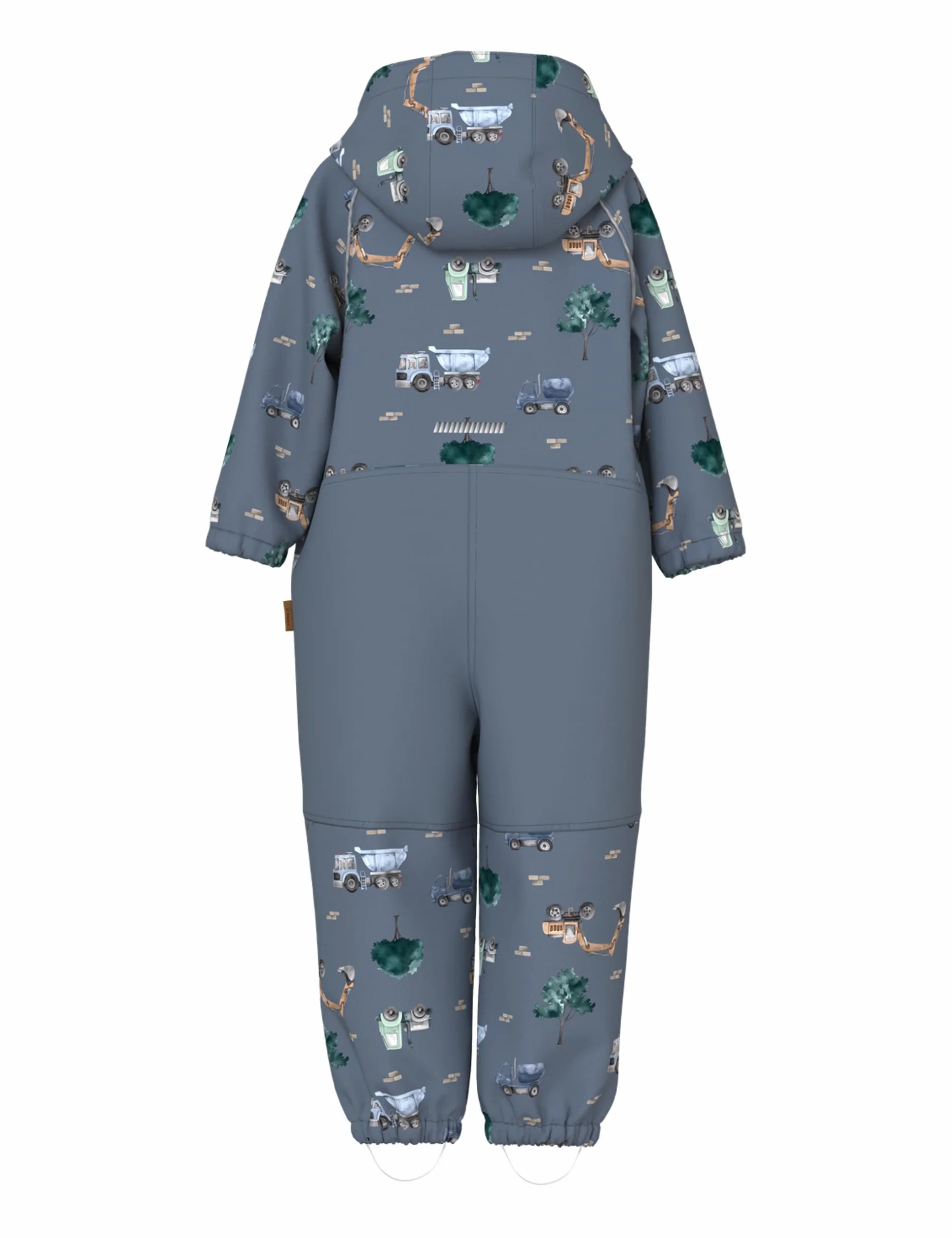 Nmmalfa08 Softshell Suit AOP 1Fo Noos, flint stone, 98