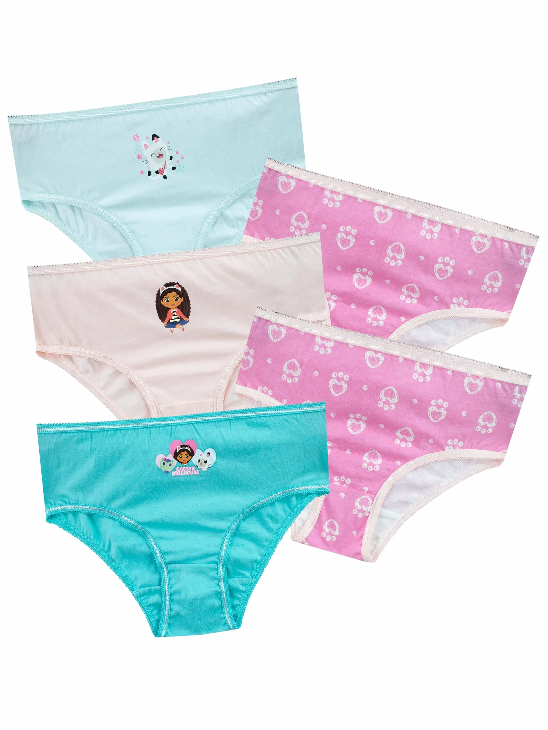 DreamWorks Girls Gabby's Dollhouse Bielizna 5 szt