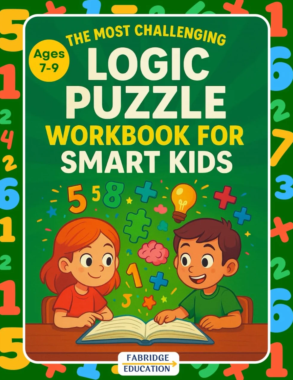 The Most Challenging Logic Puzzle Workbook for Smart Kids Ages 7-9: Critical Thinking & Problem-Solving Activity Book