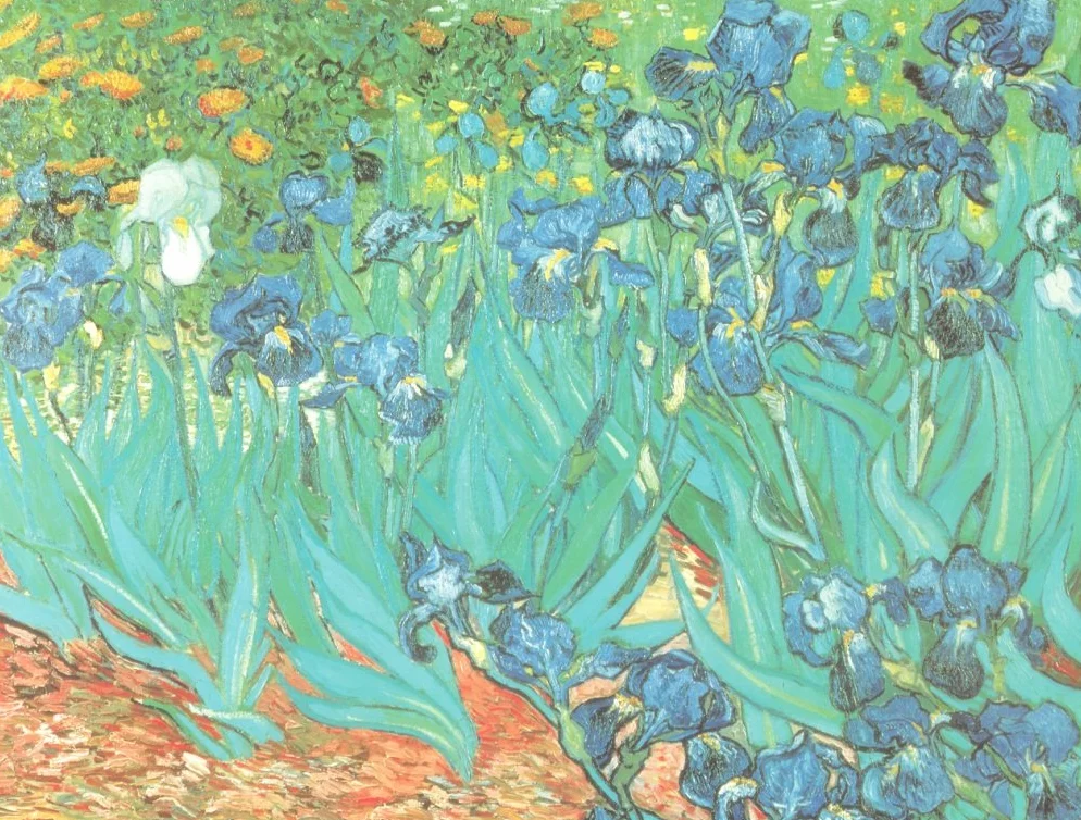 VON LILIENFELD parasolVincent van Gogh Irys otwarty automatyczny parasol artystyczny stabilny wiatroodporny