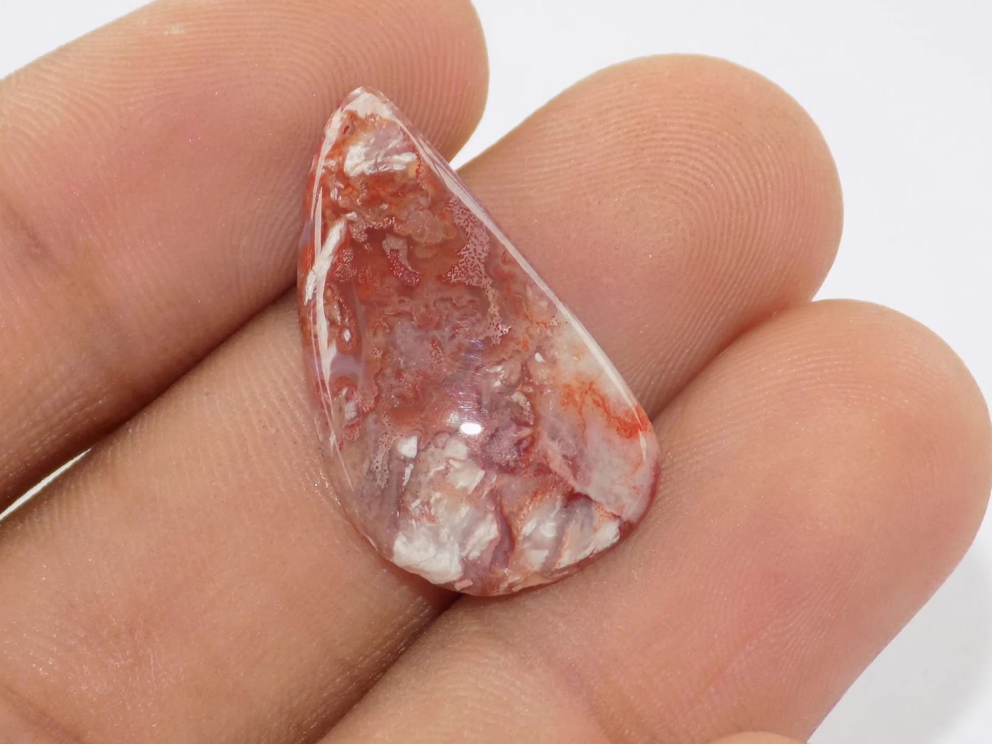 Szalony koronkowy agat kamień szlachetny, fantazyjny kształt 27 x 15 x 5 mm, 14 ct designerski koronkowy agat graficzny kamień, 27x15x5mm, kamień szlachetny, szalony agat koronka