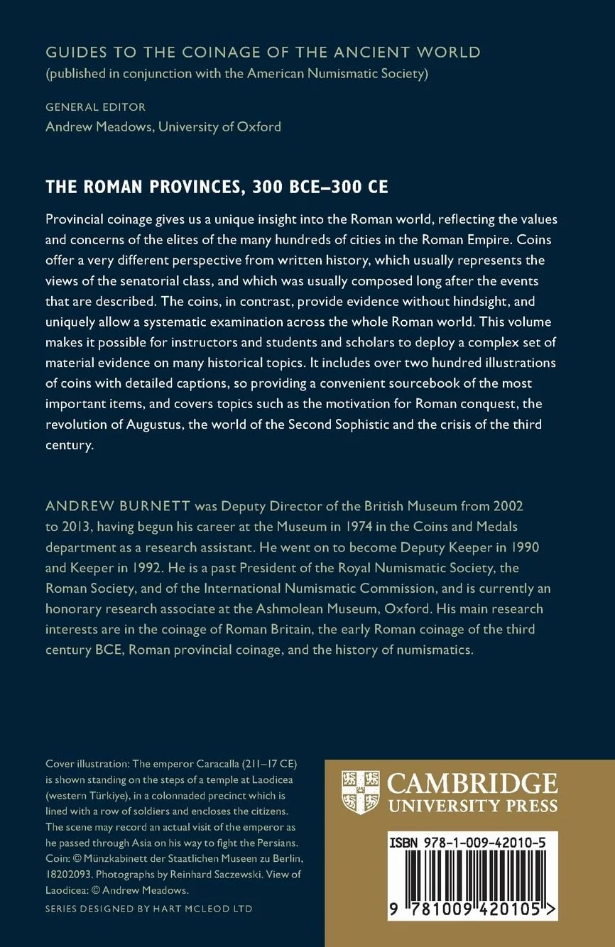 The Roman Provinces, 300 BCE-300 CE: Using Coins as Sources