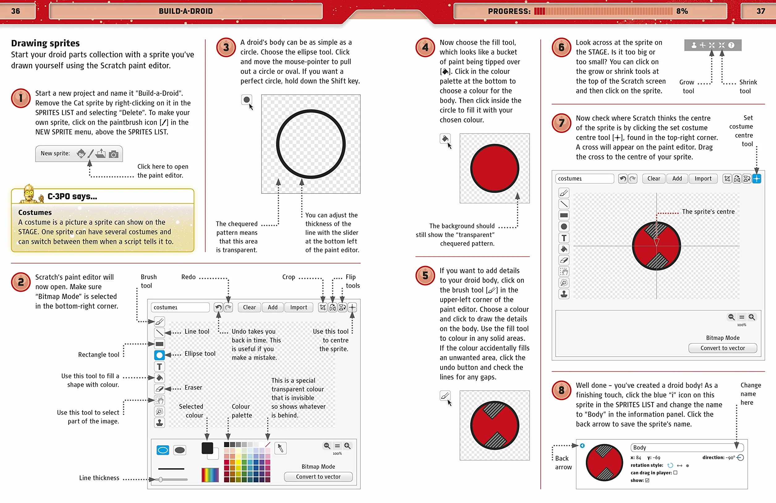 Star Wars Coding Projects: A Step-by-Step Visual Guide to Coding Your Own Animations, Games, Simulations and More!