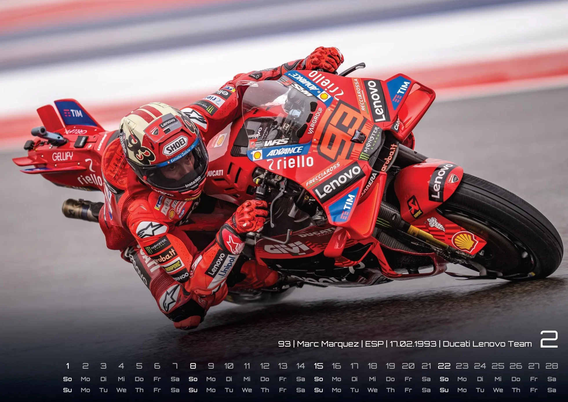Motorrad Grand Prix 2026 - Kalender | MotoGP DIN A3: Der Wandkalender für alle Zweirad-Verrückten und Fans der MotoGP für das Jahr 2026 im Format DIN A3 (ca. 42 x 30 cm)!
