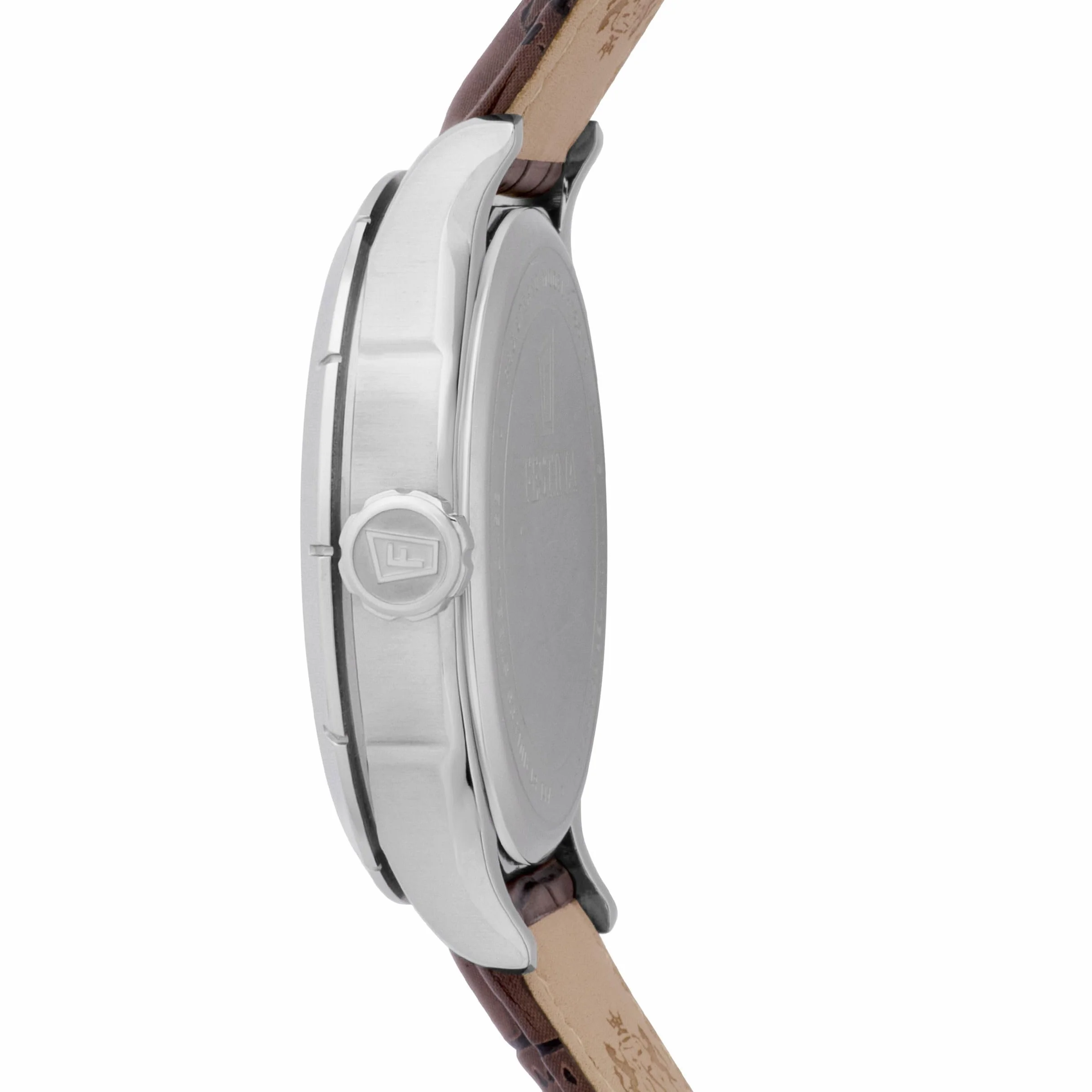 Festina Męska kremowa skórzana bransoletka do zegarka retro