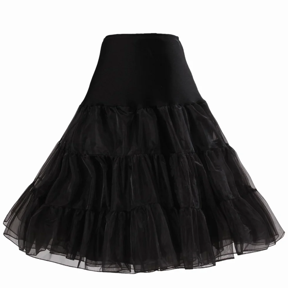 Boolavard® Spódnica Halka w Stylu Lat 50. XX Wieku, Rockabilly, w Wielu Kolorach