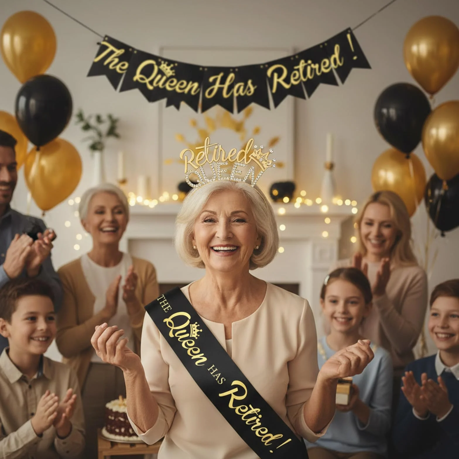 Sash, korona dla kobiet, prezent na emeryturę, tiara, tiara i opaska królowa
