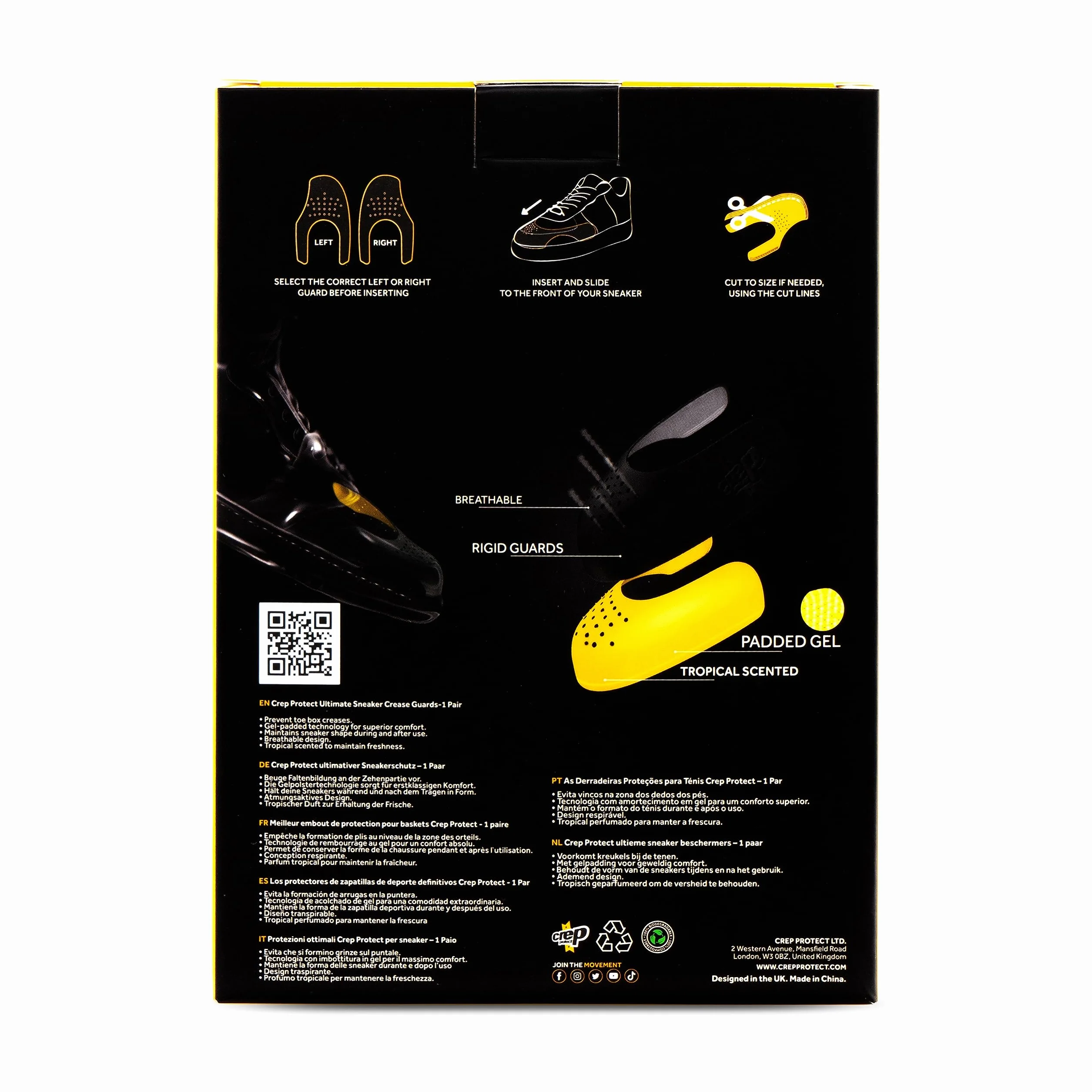 Crep Protect Ultimate Sneaker Guards – ochraniacze na tenisówki zapobiegające zagnieceniom (2 sztuki)