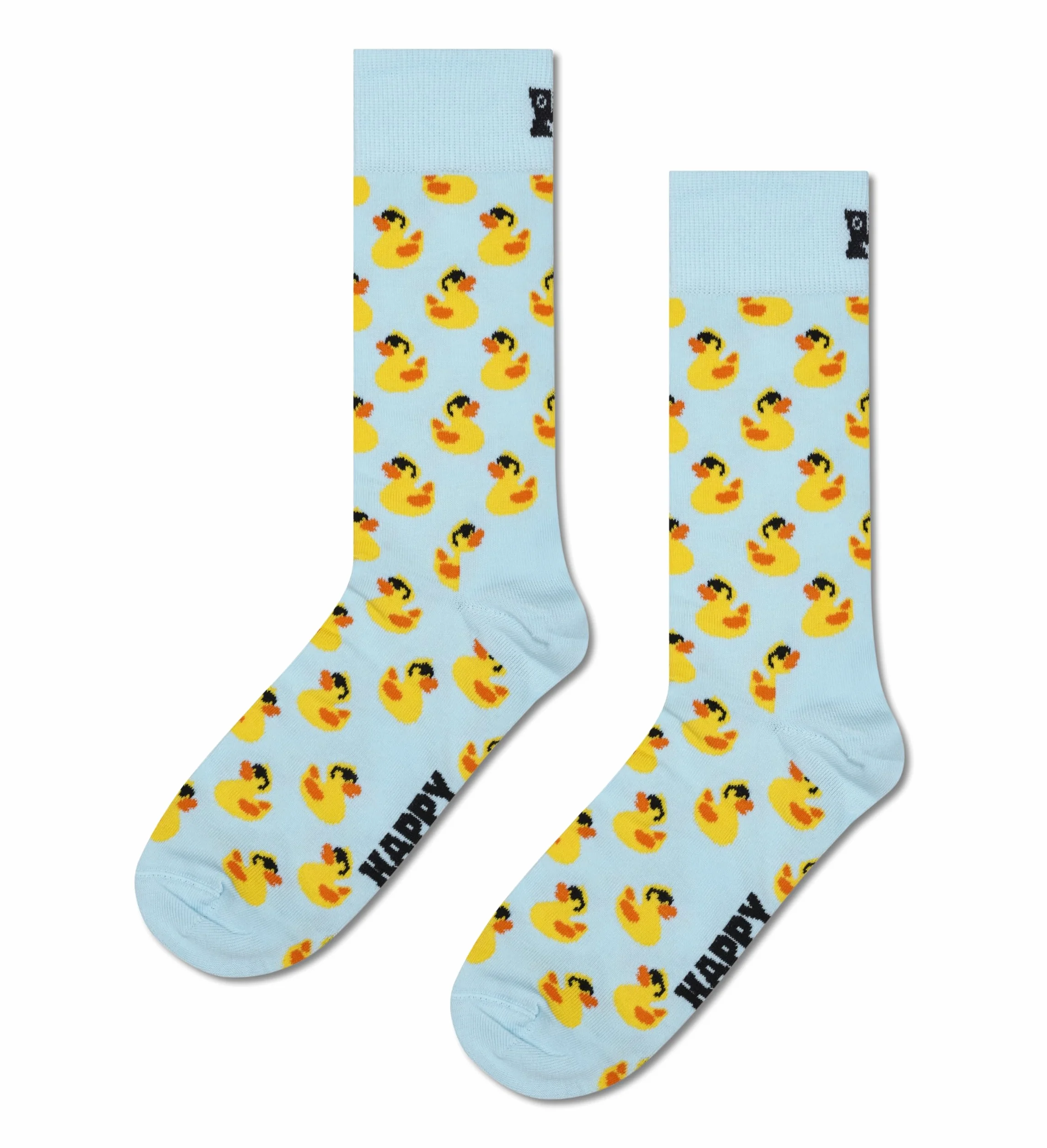 Happy Socks 3-pak gumowych skarpet z kaczką zestaw upominkowy skarpety dla załogi rozmiar 36-40, NIEBIESKI, 36-40