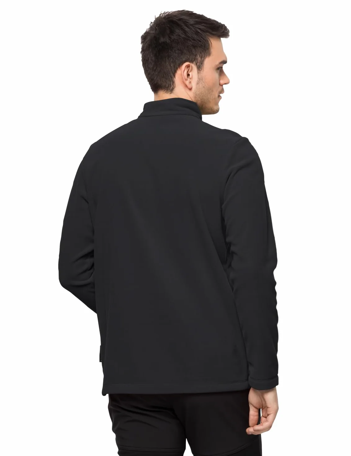 Jack Wolfskin Męski sweter Taunus Hz, czarny, 3XL (DE)