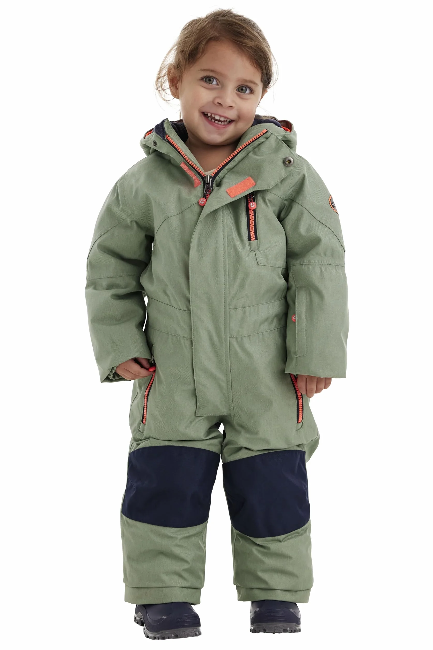 killtec dzieci Kombinezon narciarski/kombinezon narciarski z kapturem i osłoną przeciwśnieżną Kesley Mini, light teal green, 110, 34353-000