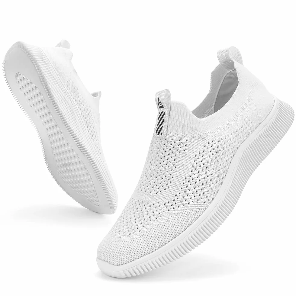MrToNo Slip On Sneakersy męskie i damskie, buty sportowe, do fitnessu, hali sportowej, buty rekreacyjne, oddychające, lekkie buty do biegania po ulicy, wygodne buty do biegania na świeżym powietrzu