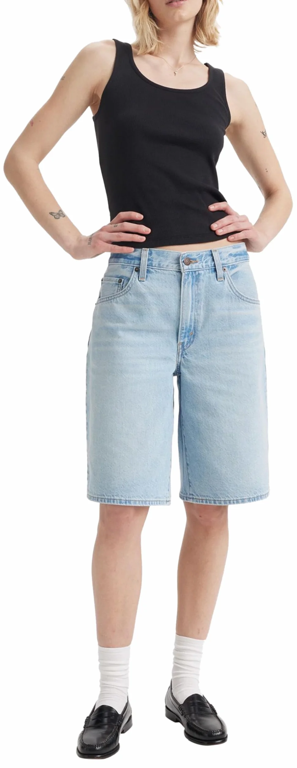 Levi's Baggy Dad Jort - Szorty jeansowe Kobiety
