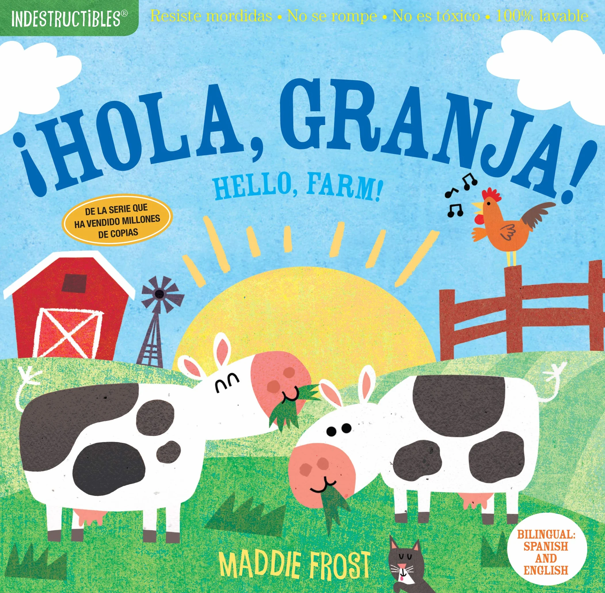 Indestructibles: ¡Hola, Granja! / Hello, Farm!: Chew Proof - Rip Proof - Nontoxic - 100% Washable (Book for Babies, Newborn Books, Safe to Chew)