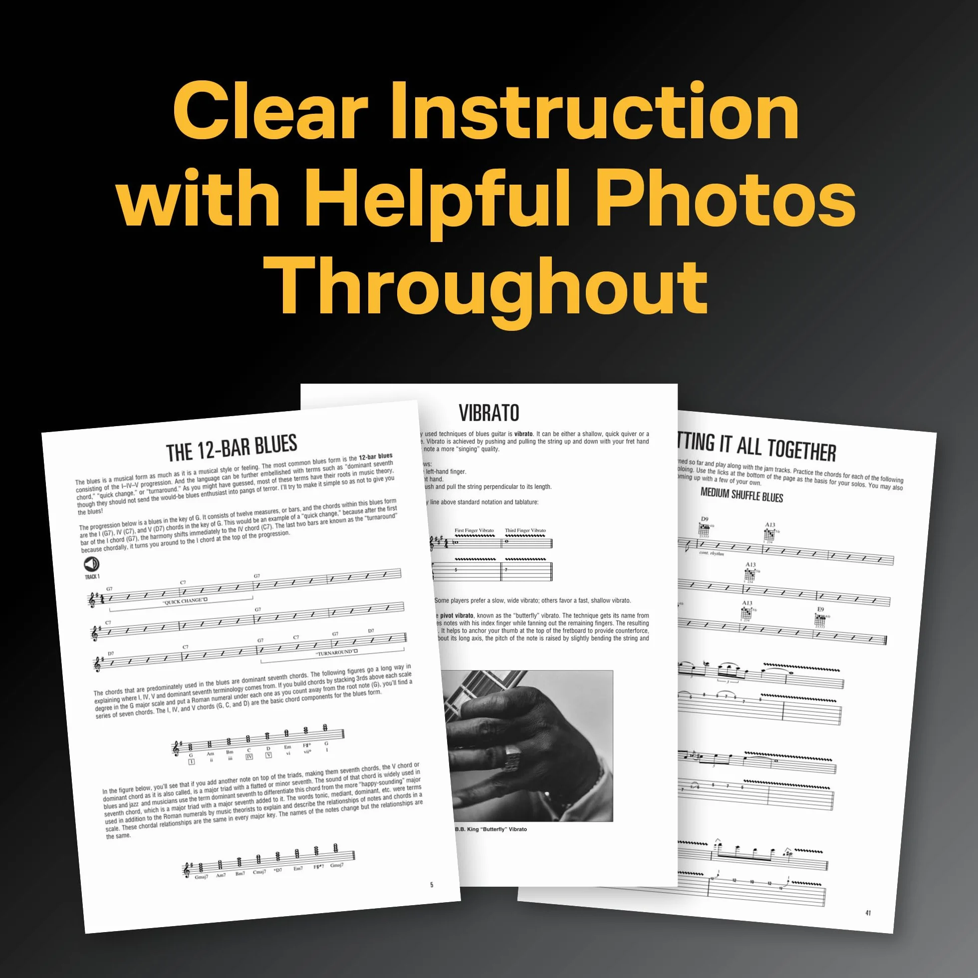 Hal leonard guitar method: blues guitar guitare +cd