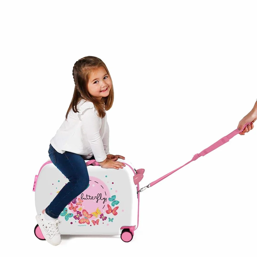 MOVOM Happy Time Bagaż dziecięcy 55 cm 32 wielokolorowy (Multicolor), Butterfly, 50 cm, Siedzenie 360
