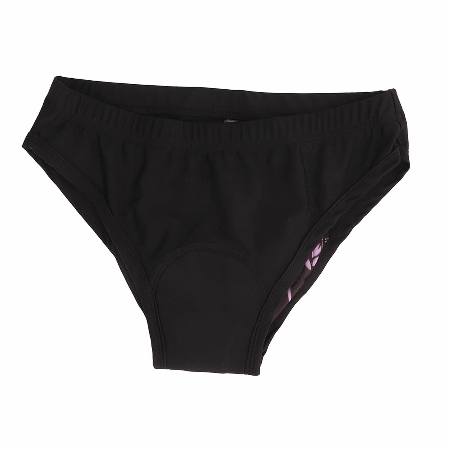 Oddychająca Damska Bielizna Rowerowa z amortyzacją 3D Wyściełane Spodenki Rowerowe Bielizna Czarna (2XL)