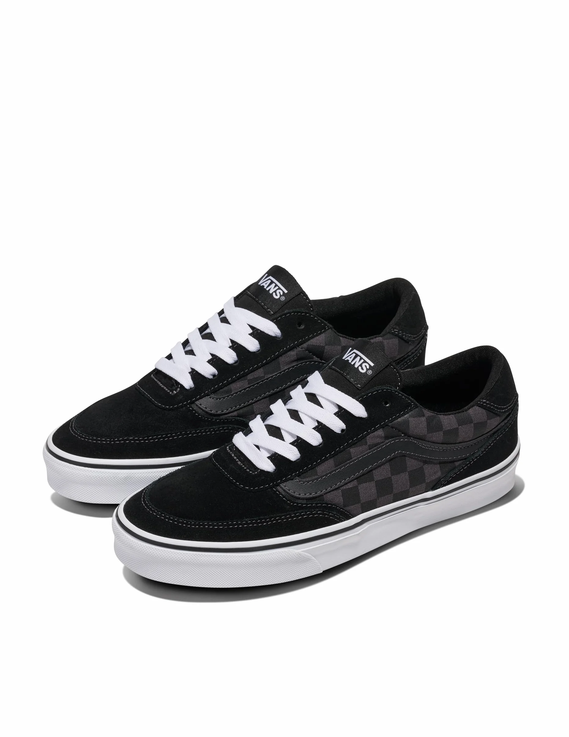 Vans Męski Buty Sportowe Brooklyn Suede, Black/Asphalt