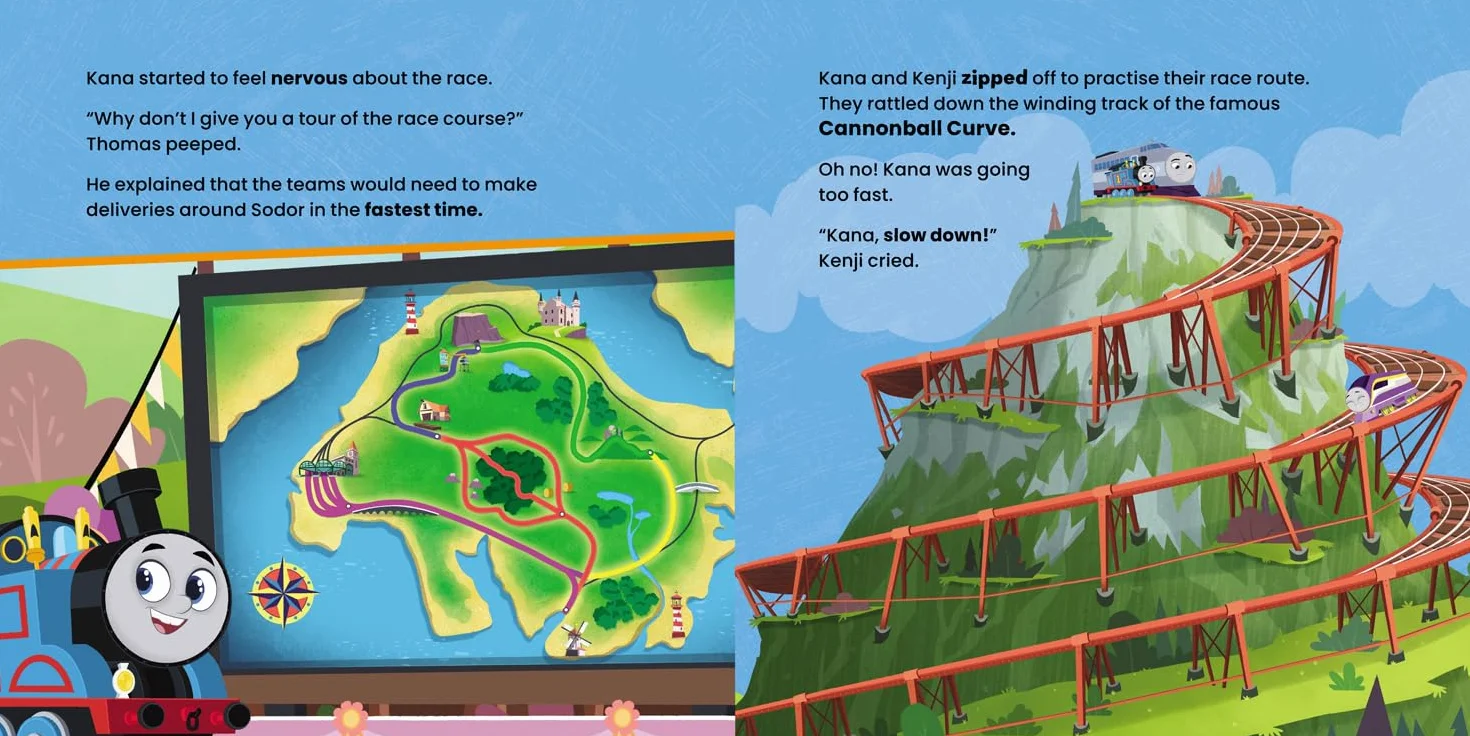 Thomas and Friends: Race for the Sodor Cup: A wonderful illustrated storybook for reading with young Thomas fans aged 2, 3, 4, 5 years old