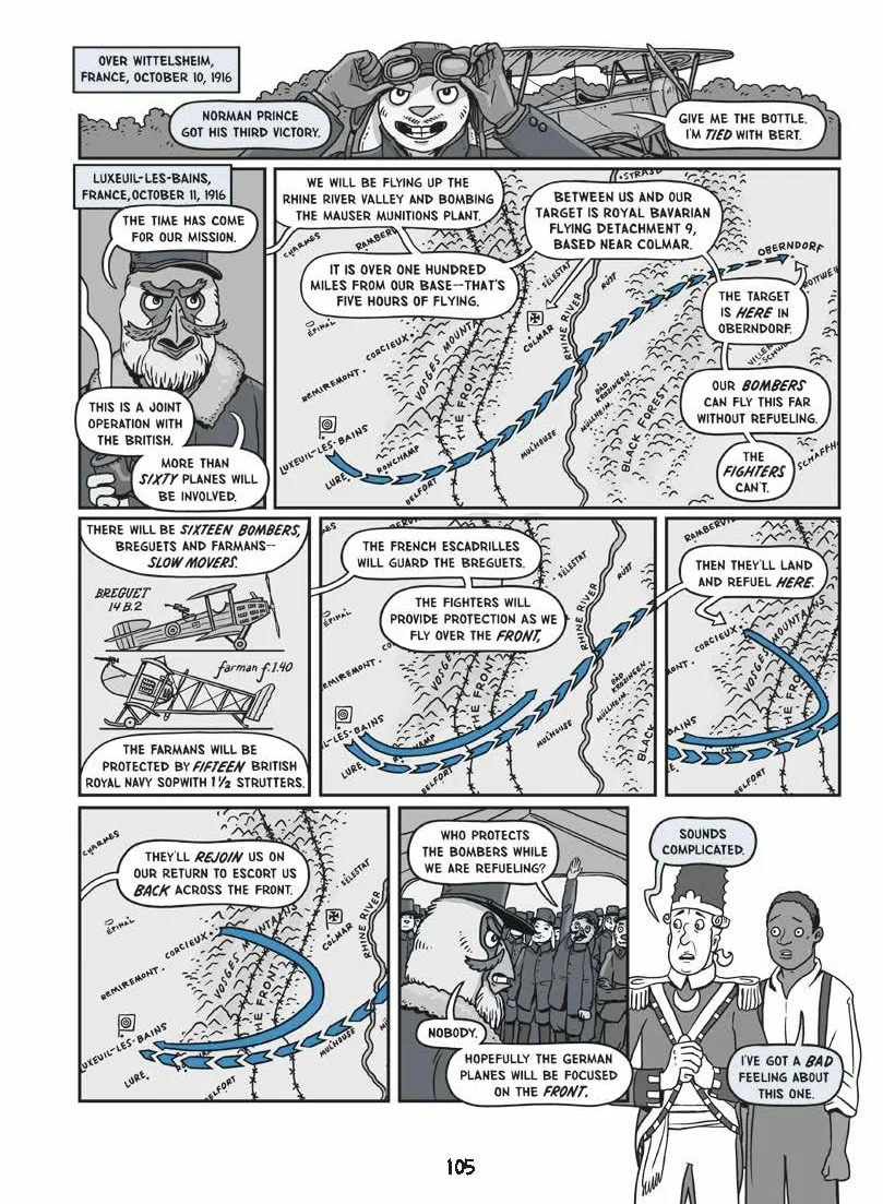 Above the Trenches (Nathan Hale's Hazardous Tales #12): A World War I Flying Ace Tale