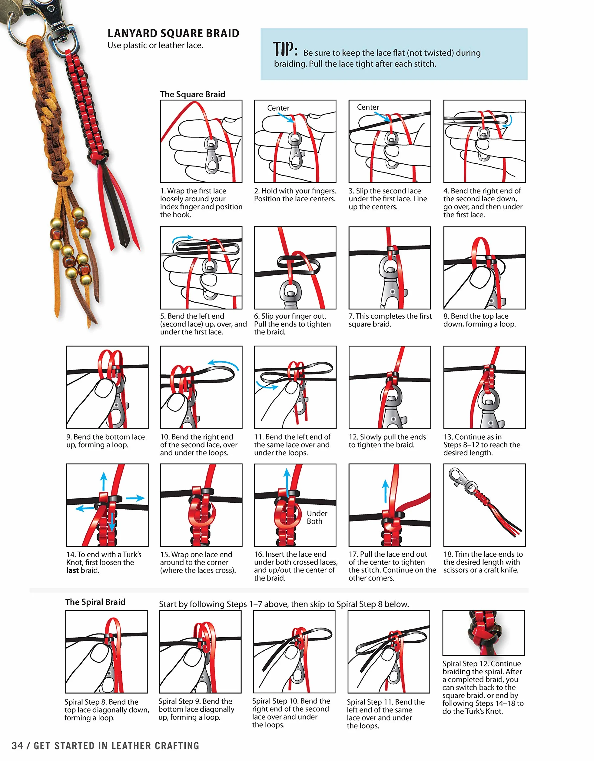 Get Started in Leather Crafting: Step-By-Step Techniques and Tips for Crafting Success