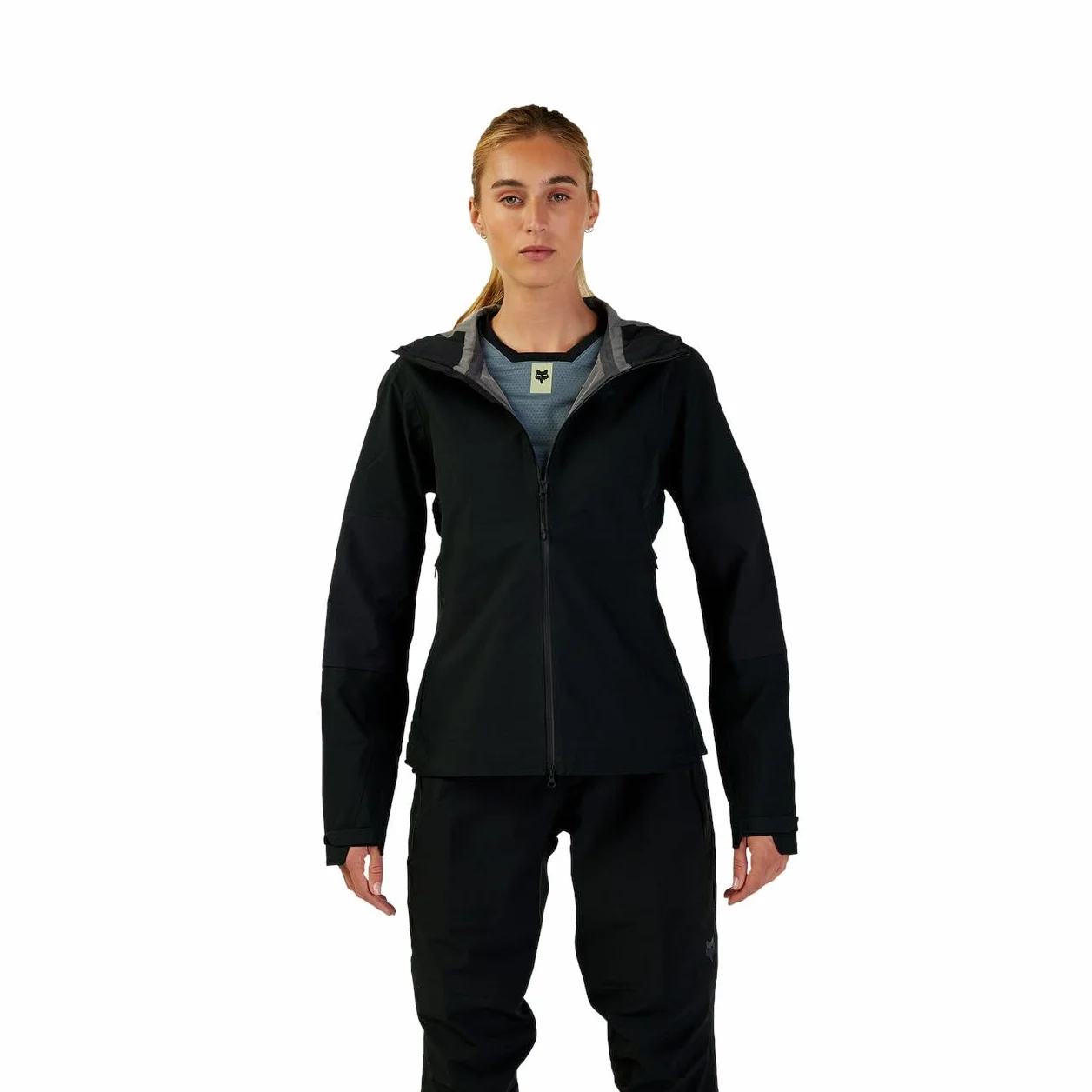 Fox Racing Kurtka przeciwdeszczowa Fox Lady Defend, 3 l, czarna, L Kobiety Coat Fox