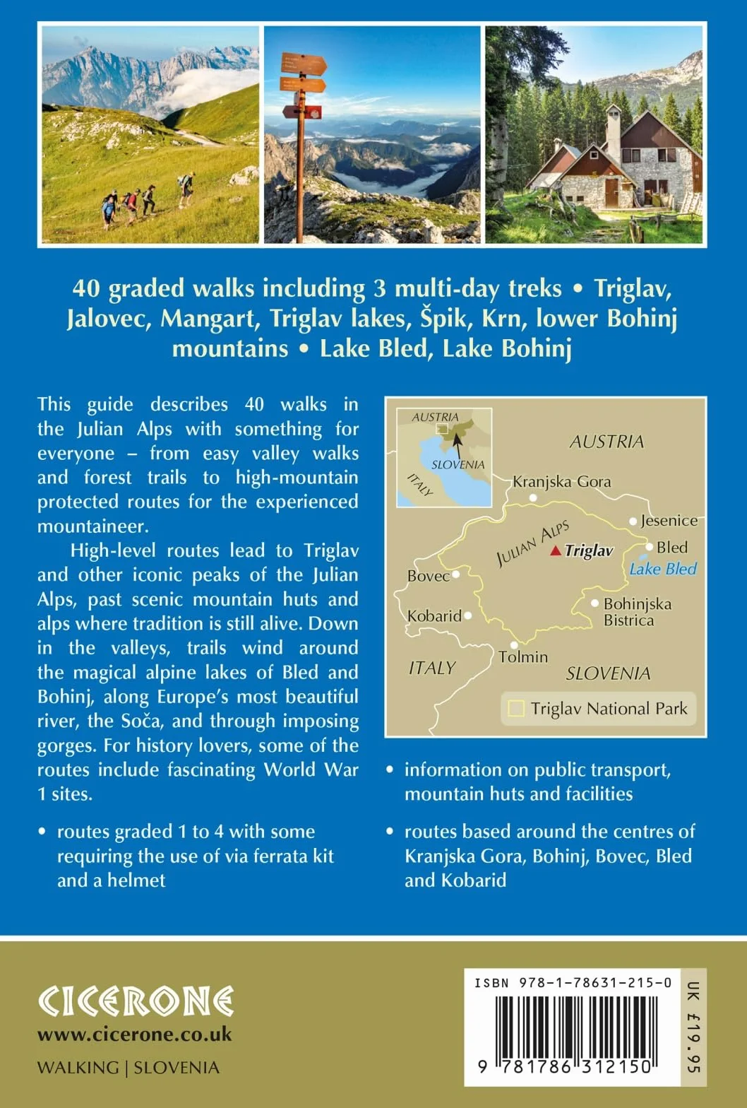 Walking the Julian Alps of Slovenia: Mountain Walks and Short Treks