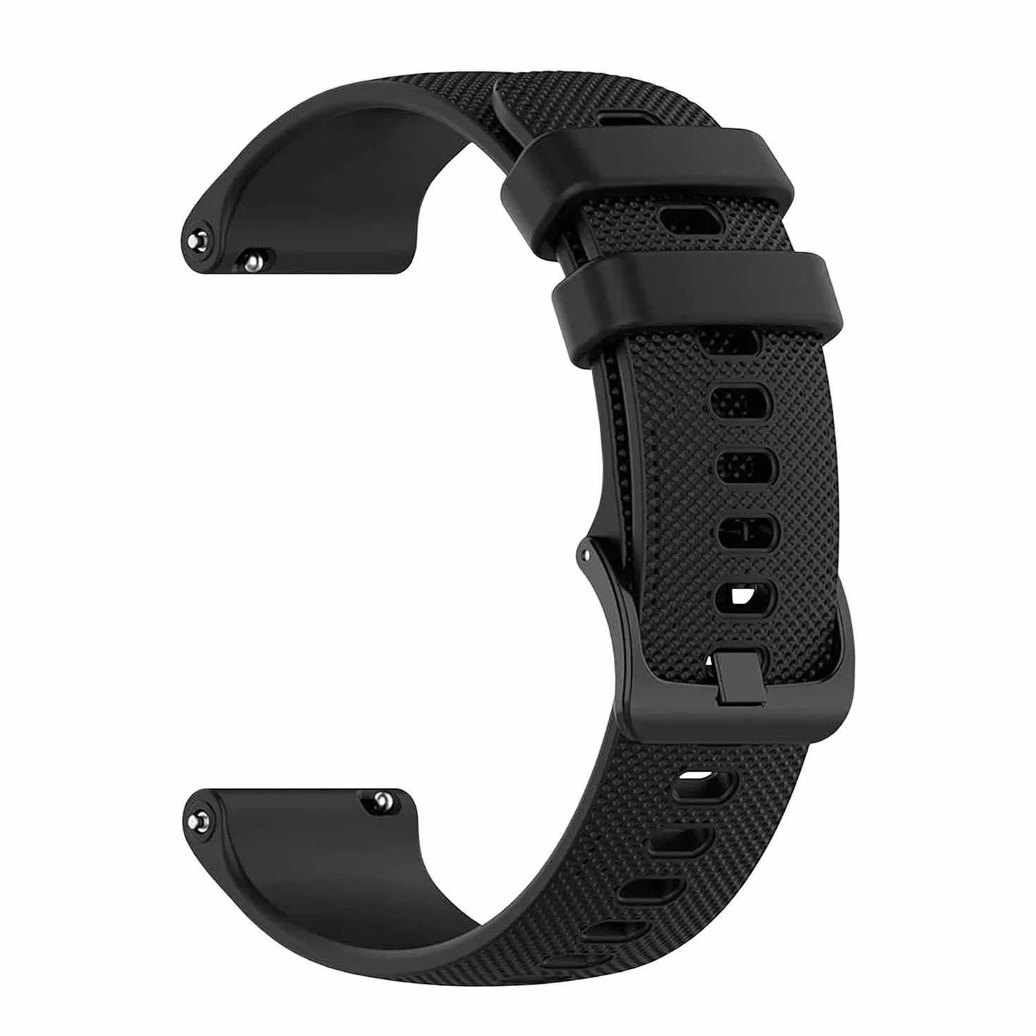 OcioDual Silikonowy pasek do zegarka, szybkie uwalnianie, kompatybilny z uniwersalnymi modelami 20mm-22mm-18mm, unisex
