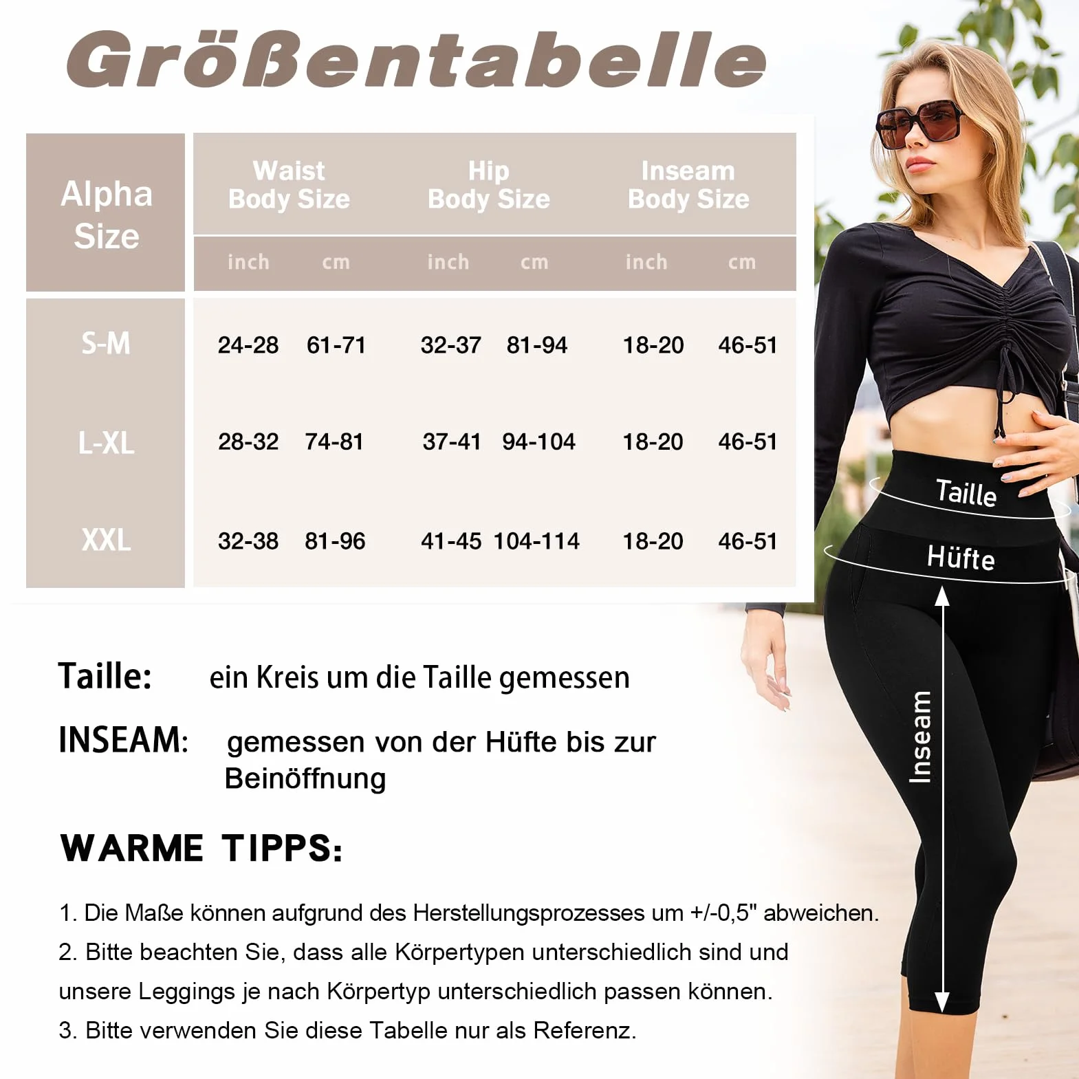 Capri legginsy damskie z kieszeniami, 3/4 sportowe legginsy damskie z wysokim stanem, do jogi, fitnessu, jazdy na rowerze