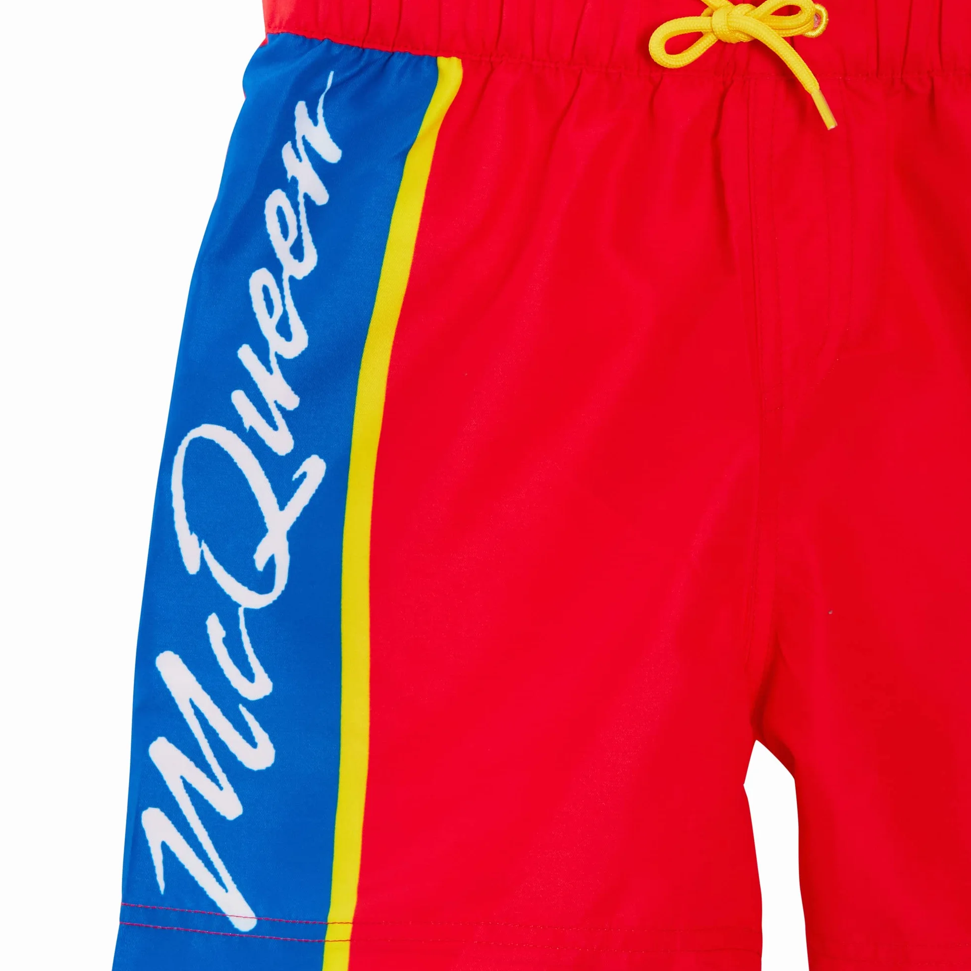 Szorty kąpielowe chłopięce Cars + Rash Vest Lighting McQueen, 2-częściowy zestaw kąpielowy dla dzieci, do surfowania + szorty, zestaw do pływania
