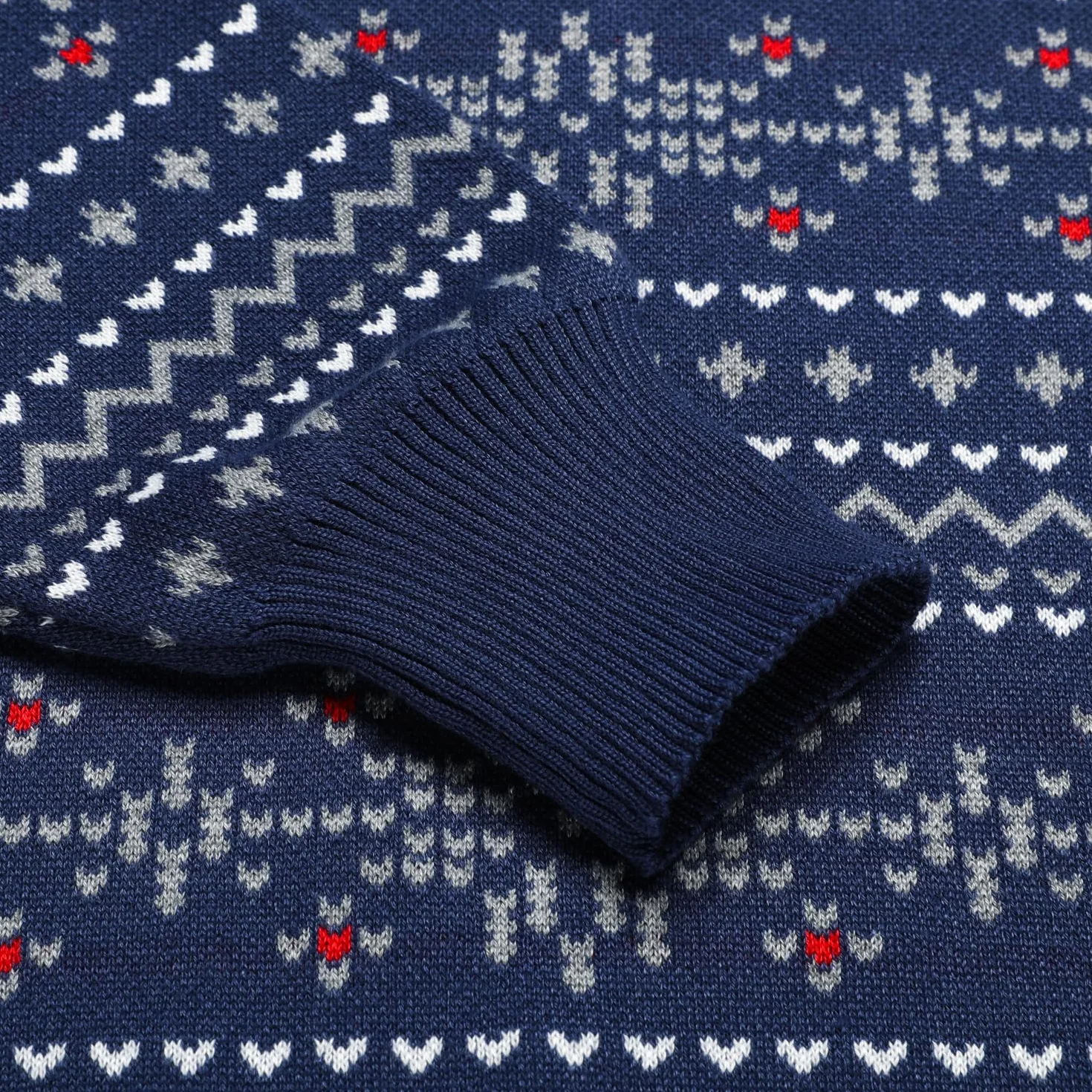 Męski sweter z dzianiny, sweter zimowy, okrągły dekolt, długi rękaw, sweter świąteczny, męski sweter zimowy, ciepły górny element garderoby na Boże Narodzenie