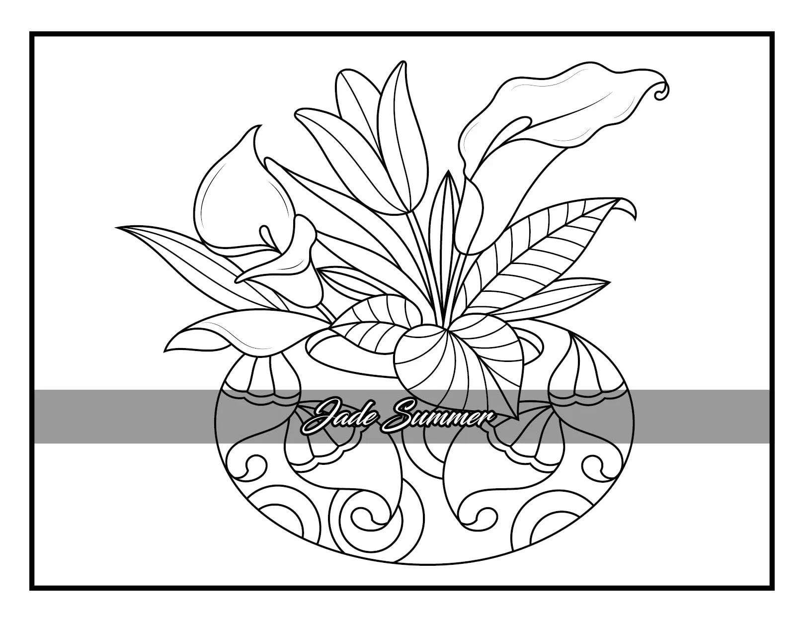100 Flowers: Adult Coloring Book with Bouquets, Wreaths, Swirls, Patterns, Decorations