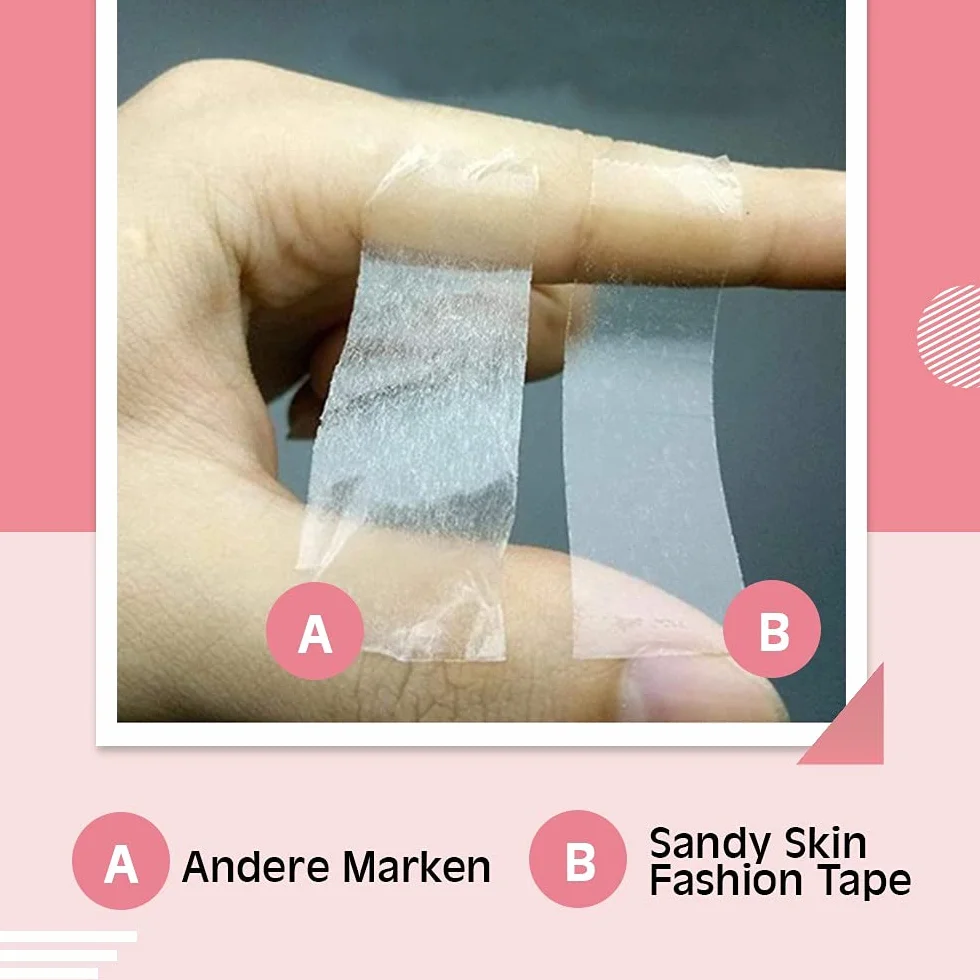 Fashion Beauty Tape dwustronna taśma tekstylna i podkładki na piersi (cielisty kolor), biały, 36