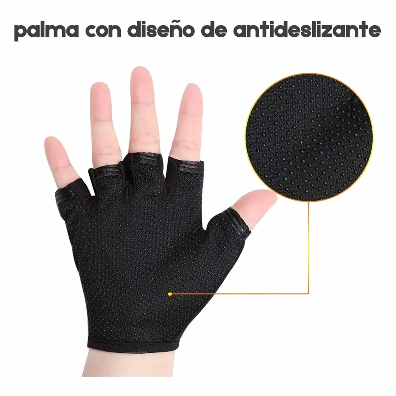 Dziecięce Rękawiczki Sportowe, Jedna para Dziecięce Rękawiczki z Półpalcami Antypoślizgowe Dziecięce Rękawiczki Rowerowe Poliester Dziecięce Rękawiczki Rowerowe Bez Palców z