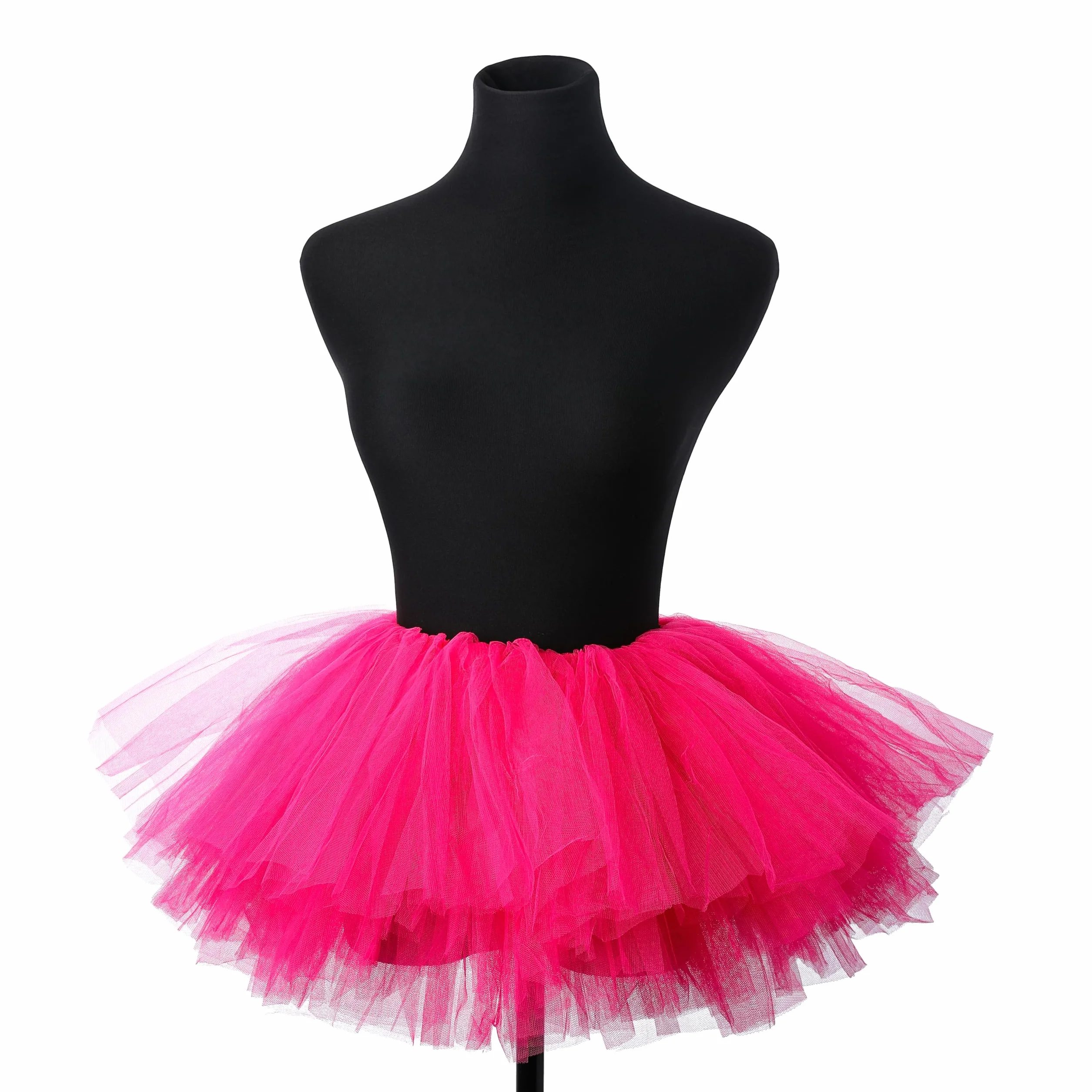 Zookey Damska spódnica tutu klasyczna, elastyczna, 6-warstwowa spódnica tiulowa, baletnica, spódniczka tutu, fantazyjna sukienka na imprezę, kostium festiwalowy dla kobiet i dziewcząt
