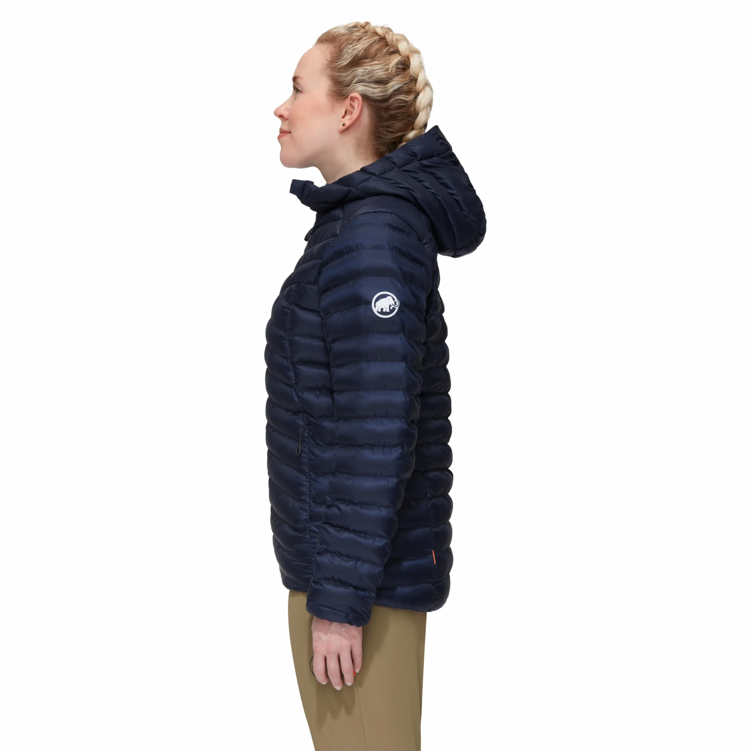 Mammut Albula IN Hooded Jacket Women – Damska Izolowana Kurtka z Kapturem | Puchowa i Lekka | Marine, Rozmiar M