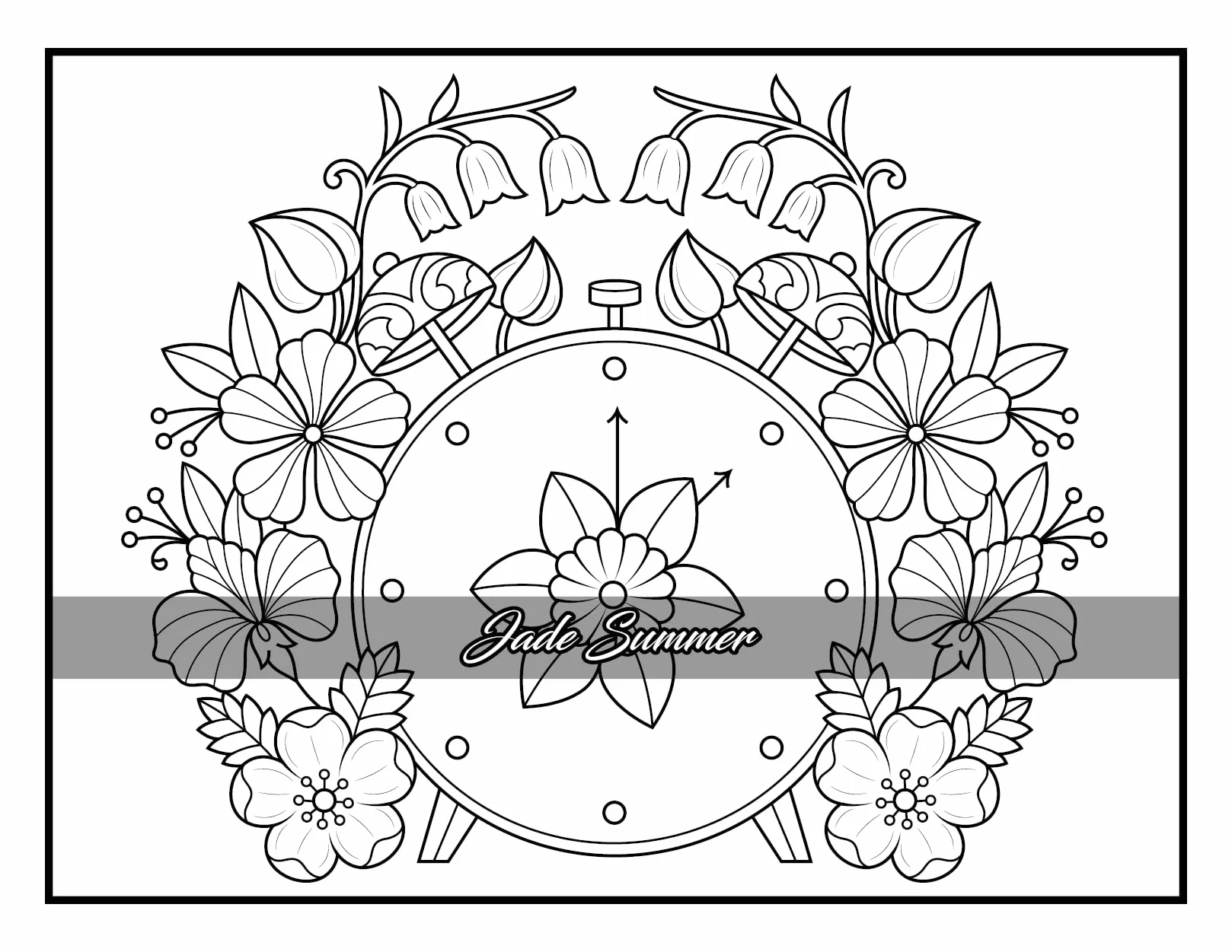 100 Flowers: Adult Coloring Book with Bouquets, Wreaths, Swirls, Patterns, Decorations